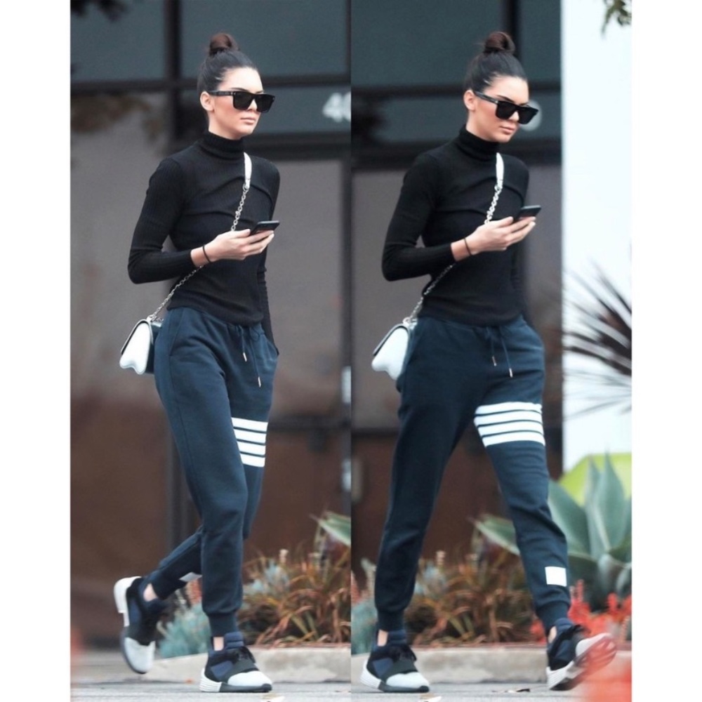 Kendall and Kylie white and black sneaker